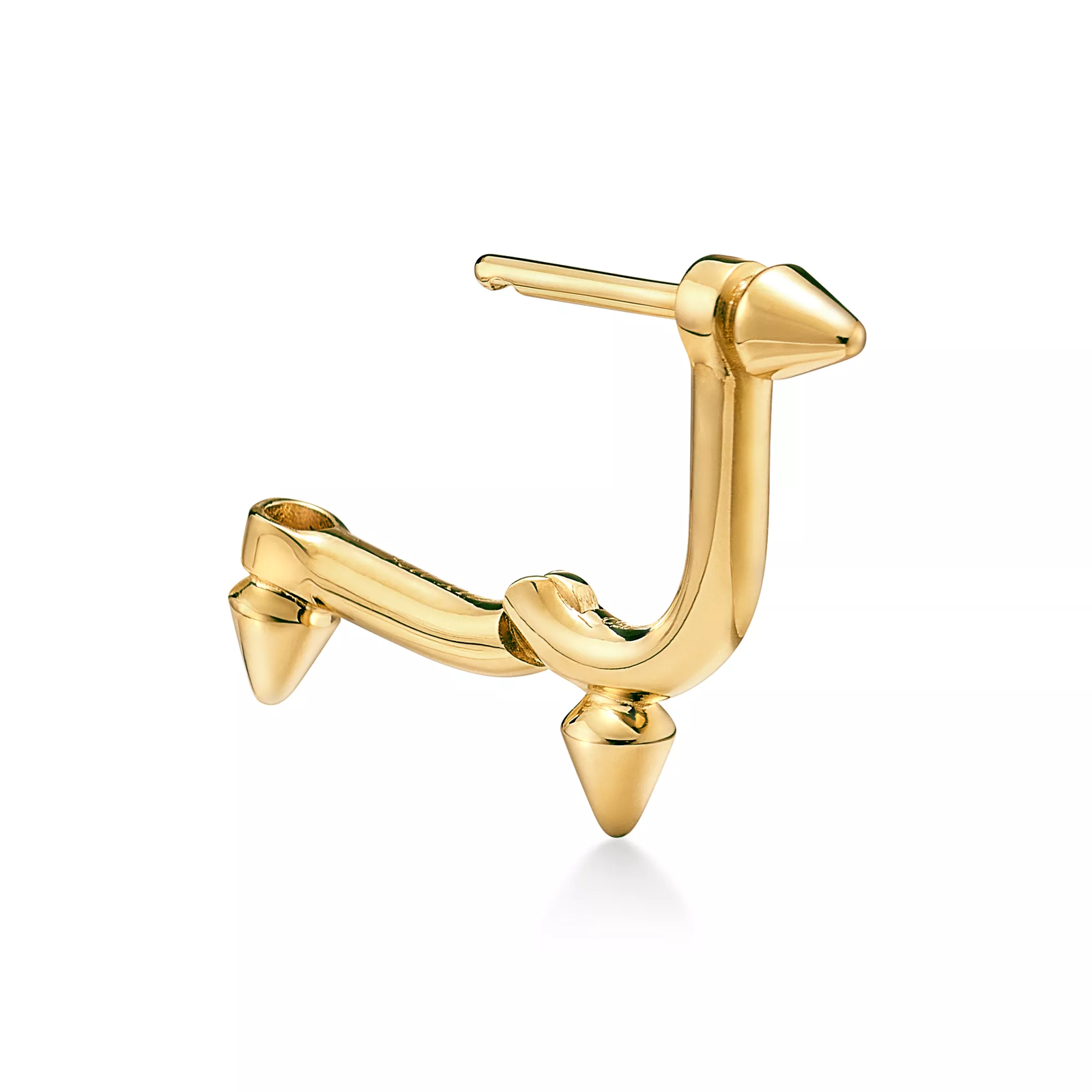 Small Earrings in Yellow Gold