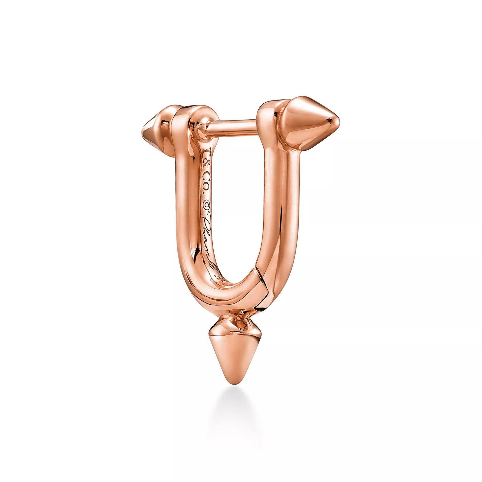 Small Earrings in Rose Gold