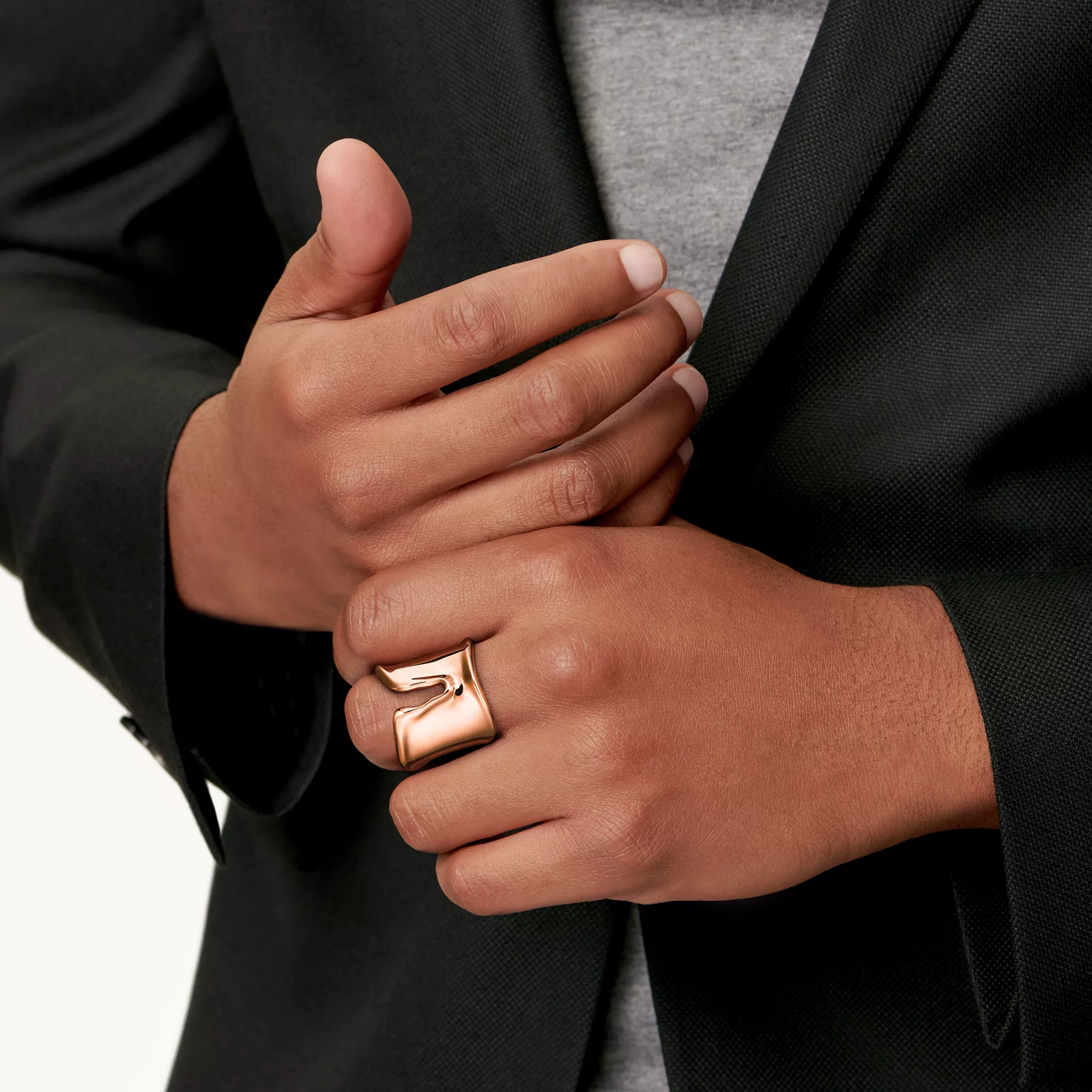 Split Ring in Rose Gold