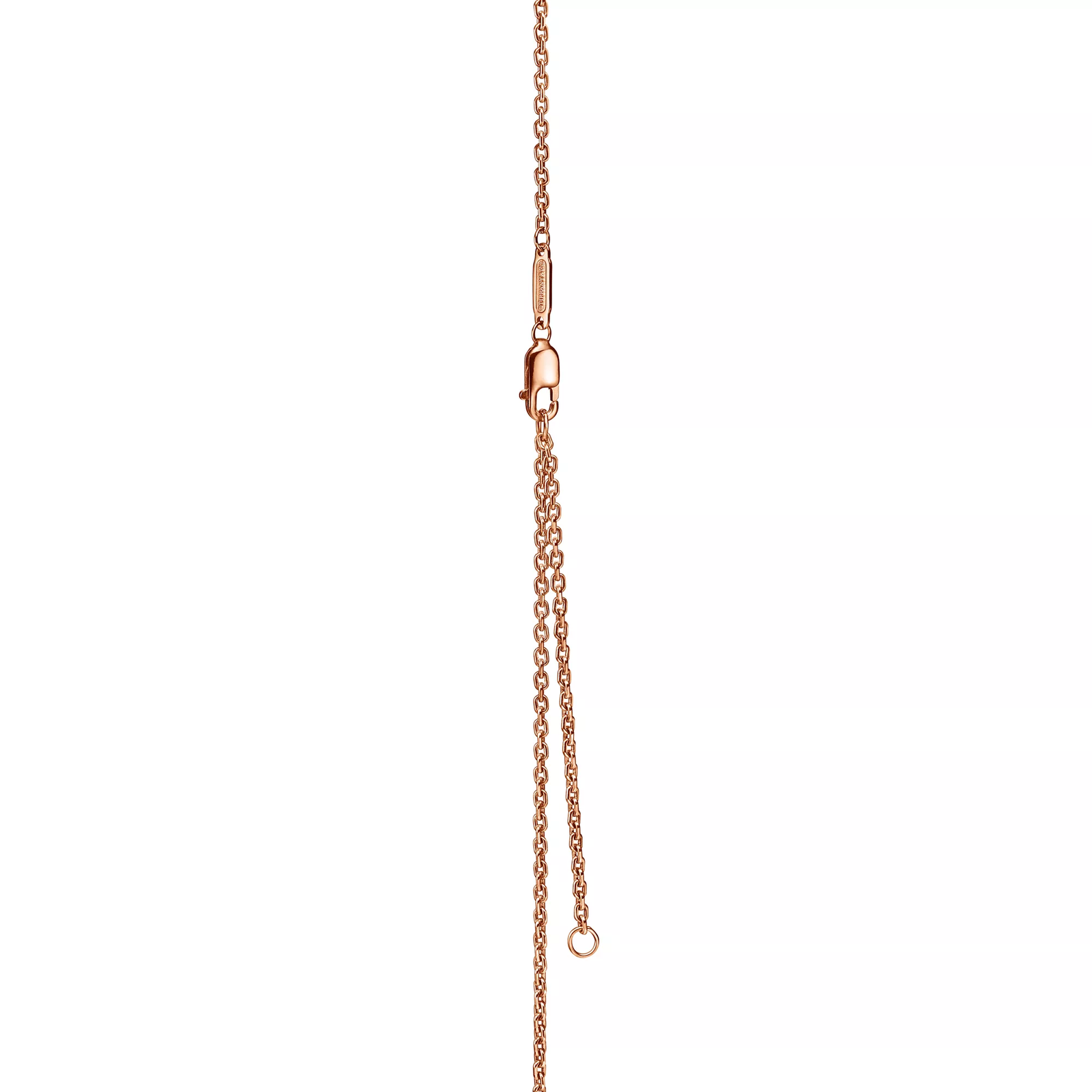 Small Pendant in Rose Gold with a Pink Sapphire