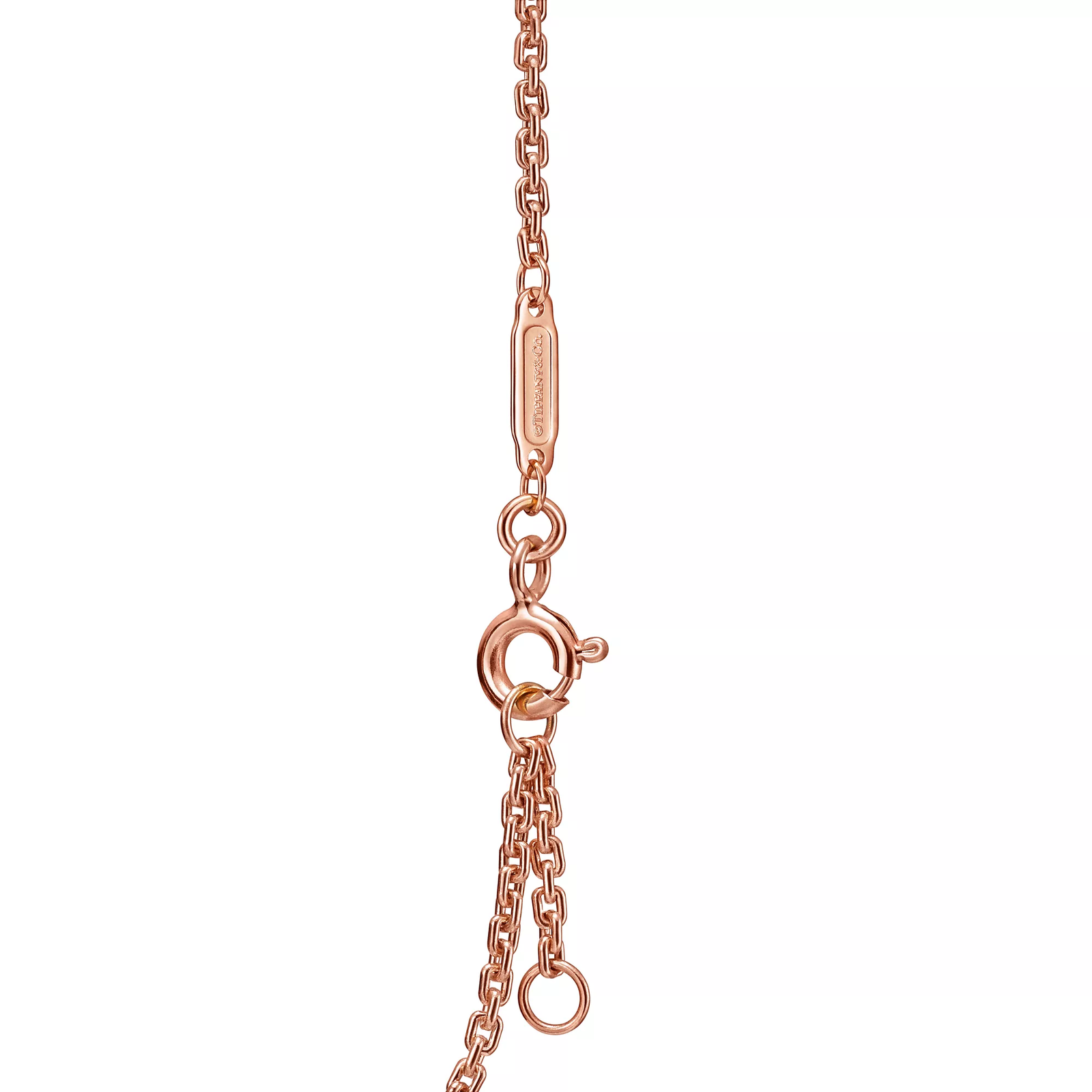 Double Link Bracelet in Rose Gold