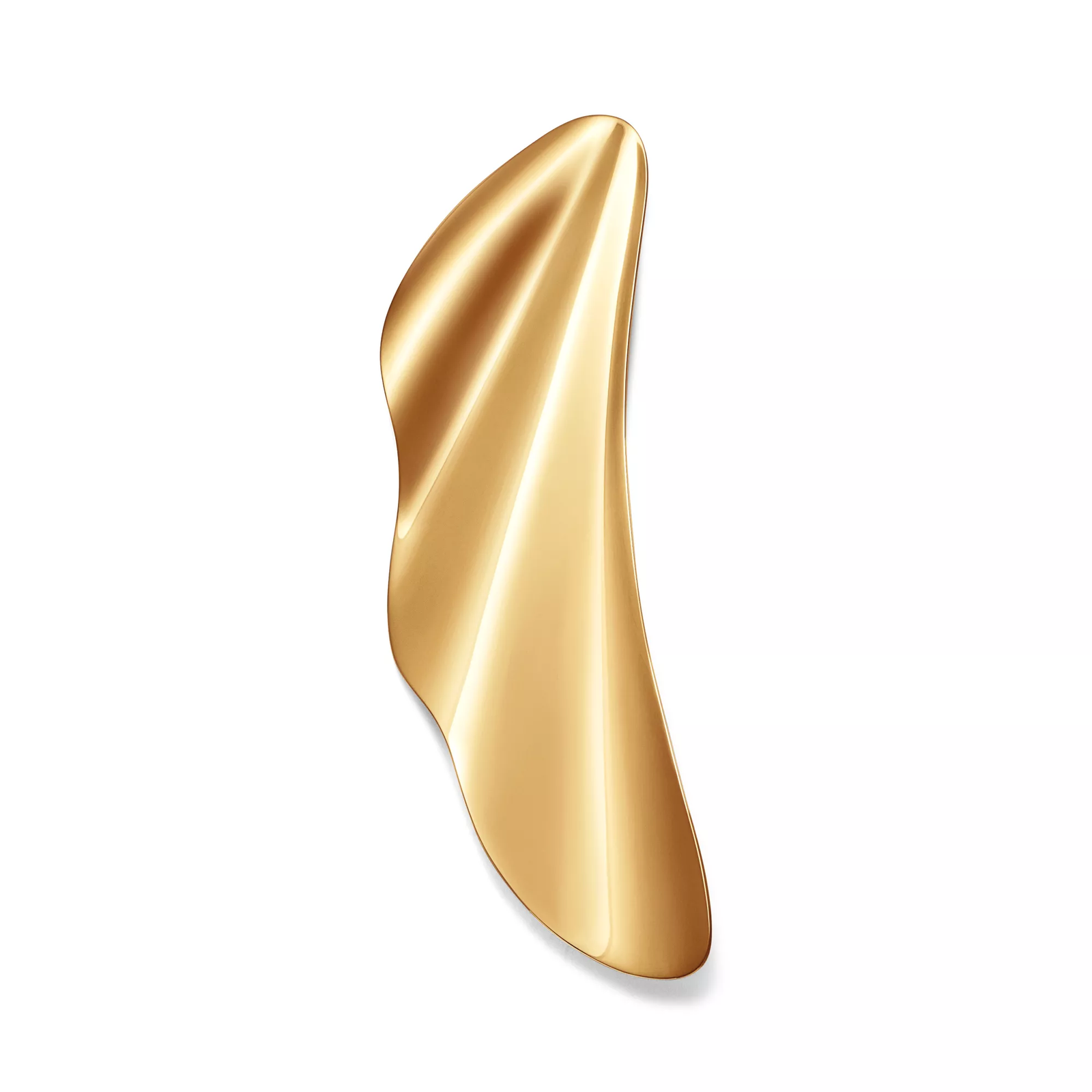 High Tide Brooch in Yellow Gold