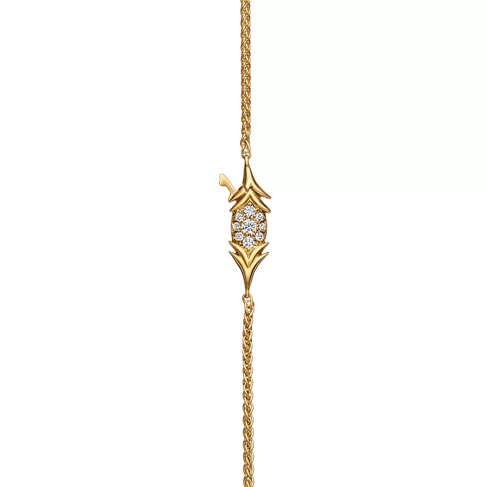 Pendant in Gold with Turquoise, Diamonds and Rubies