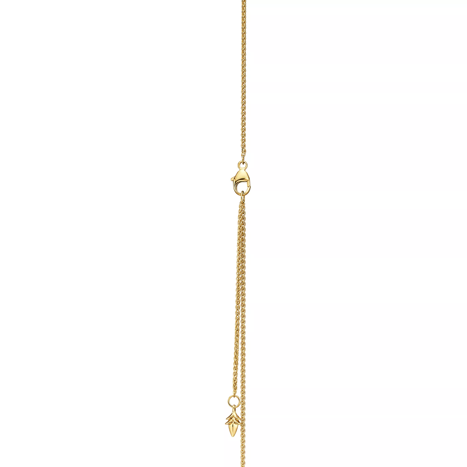 Bird Pendant in Platinum and Gold with Diamonds