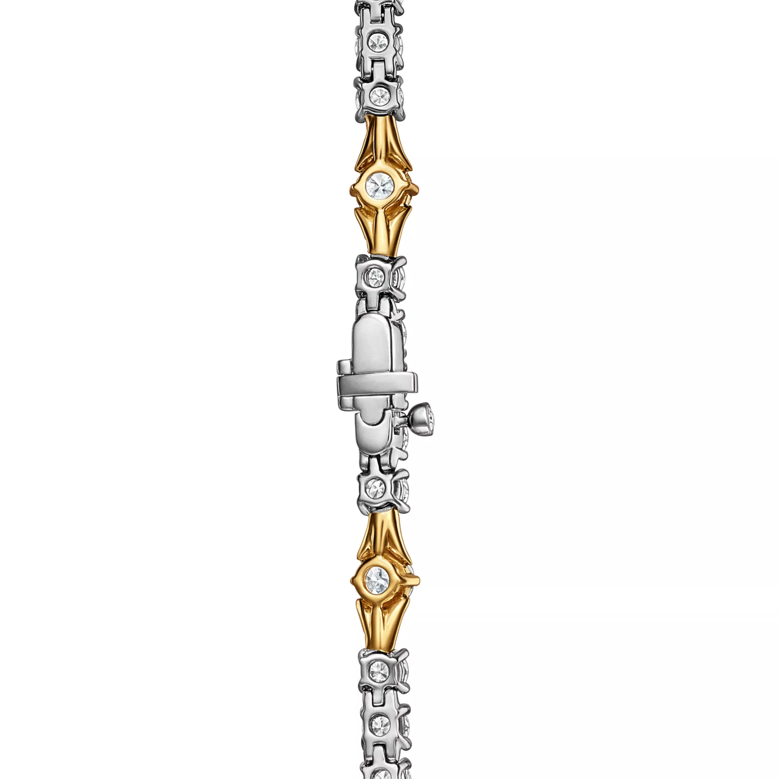 Necklace in Platinum & Gold with Tanzanite & Diamonds