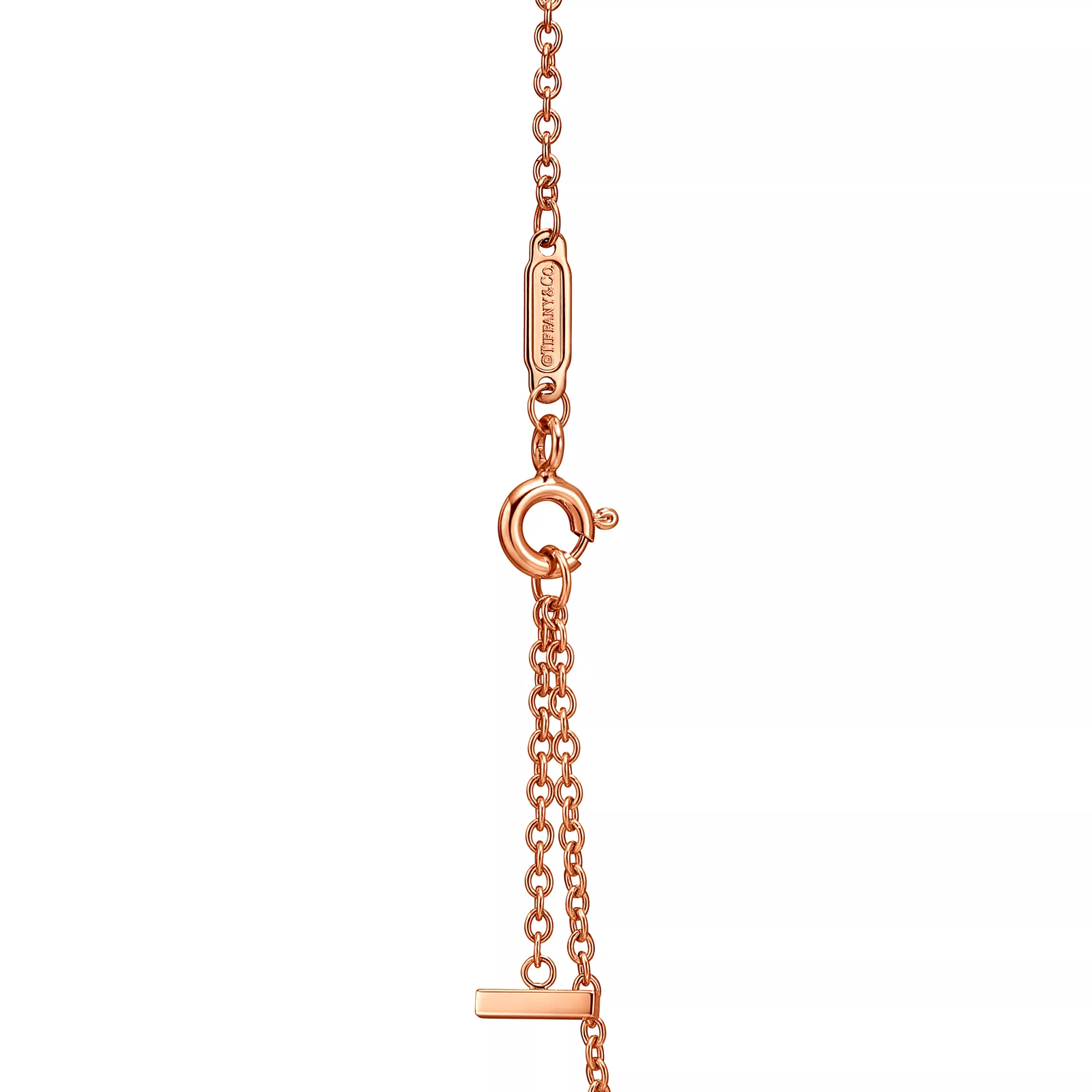 Smile Small Bracelet in Rose Gold with Diamonds