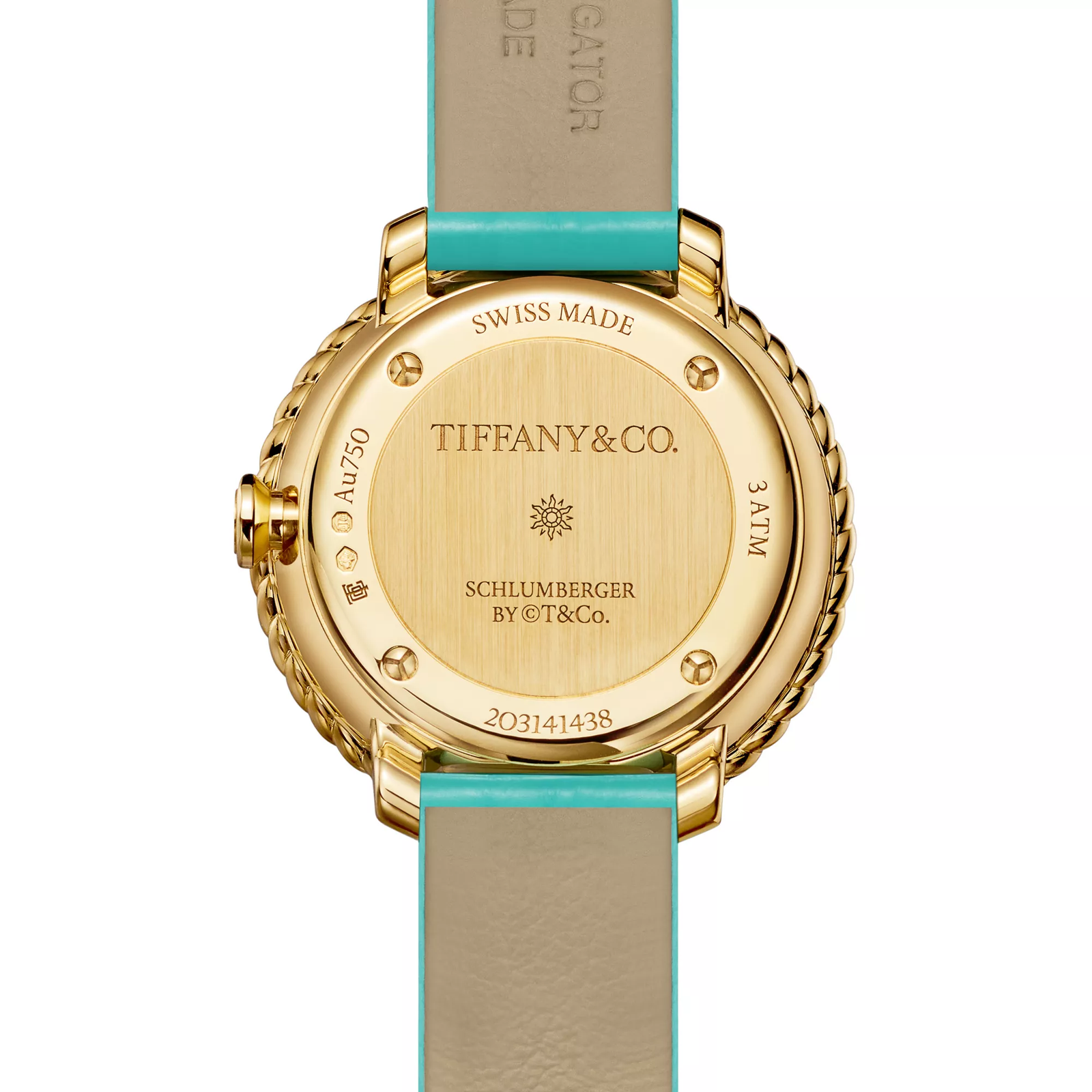 Watch in Yellow Gold with Diamonds