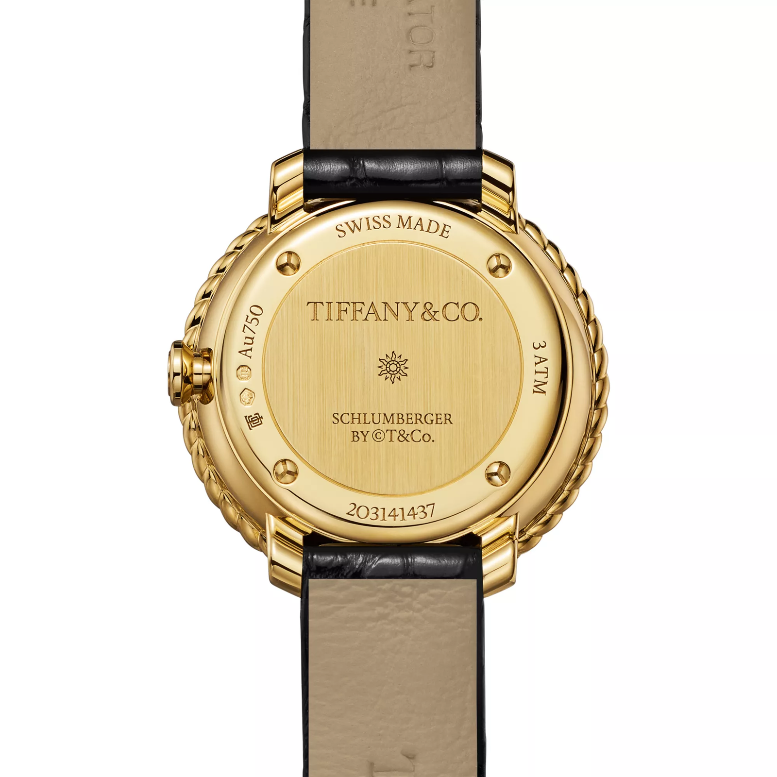 Watch in Yellow Gold with Diamonds