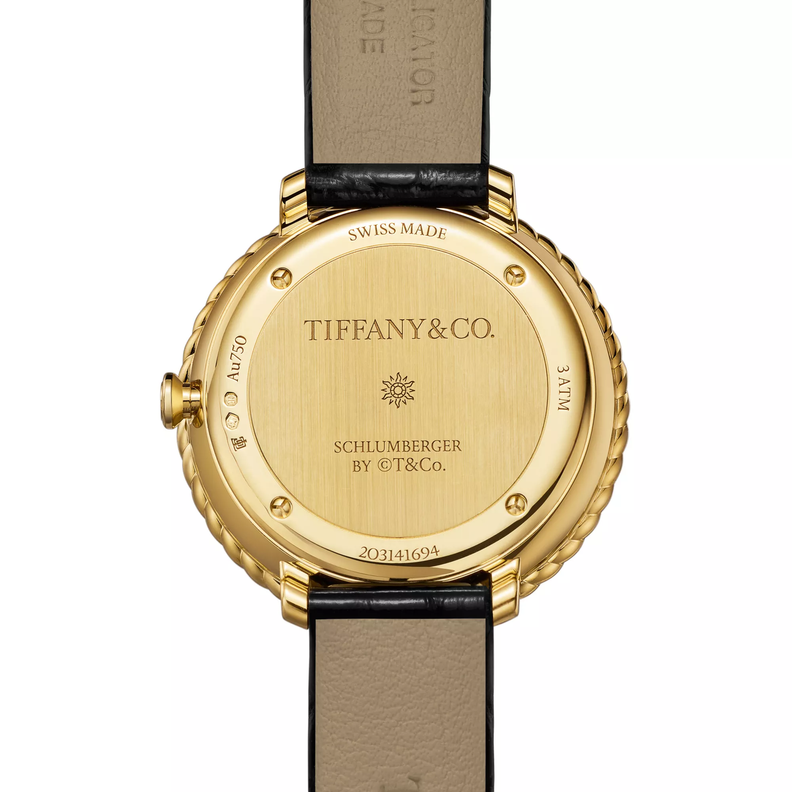 Watch in Yellow Gold with Diamonds
