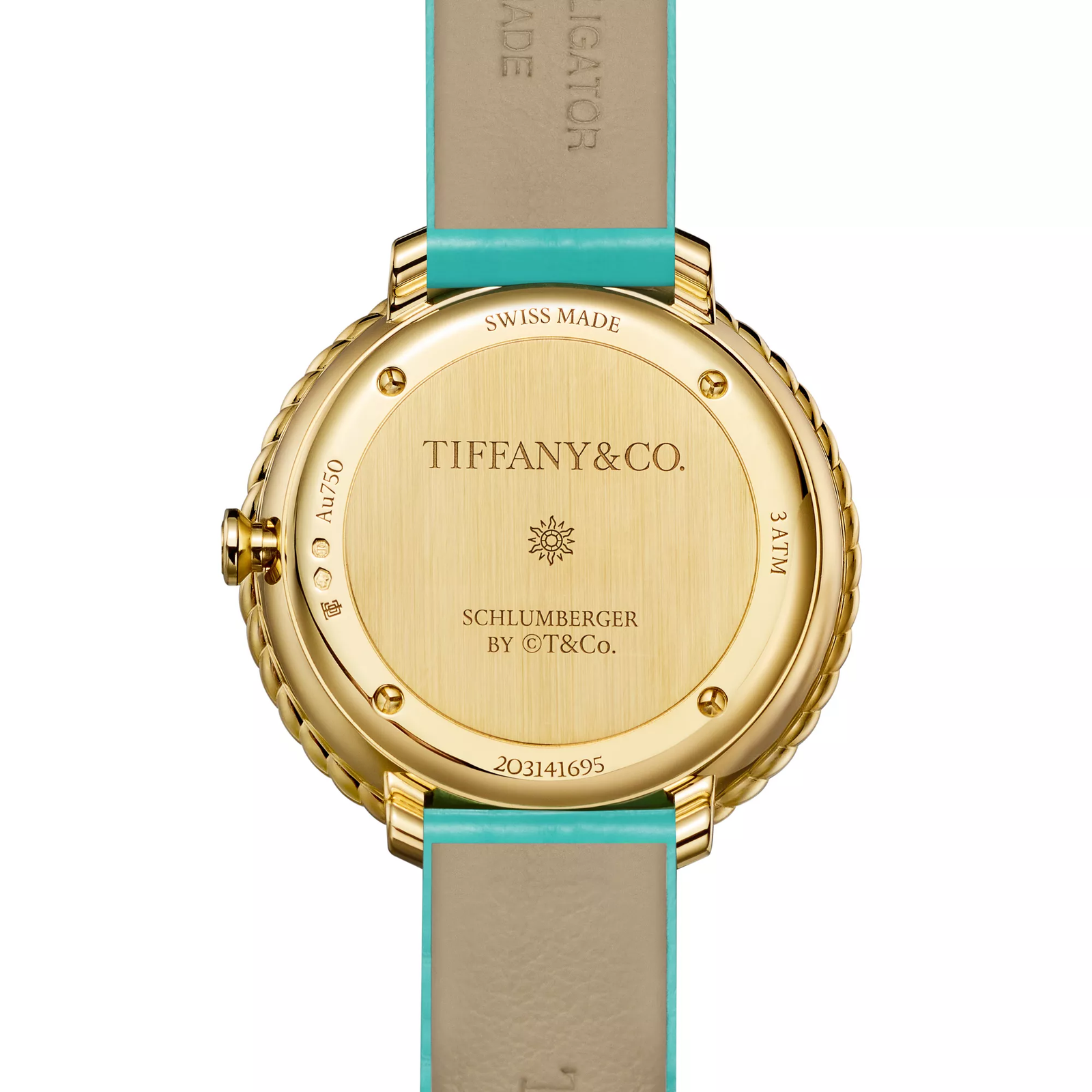Watch in Yellow Gold with Diamonds