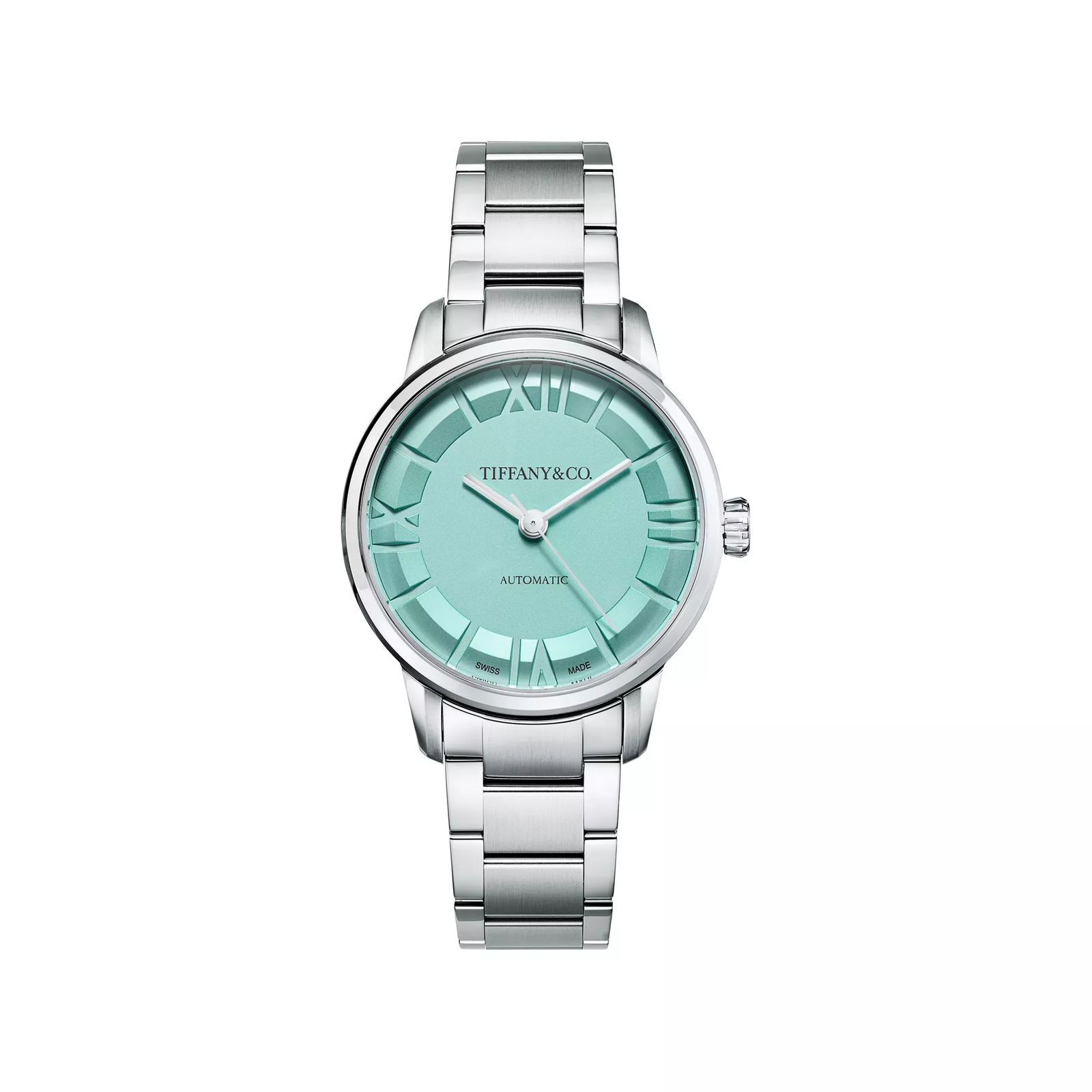 34 mm Automatic Watch in Stainless Steel