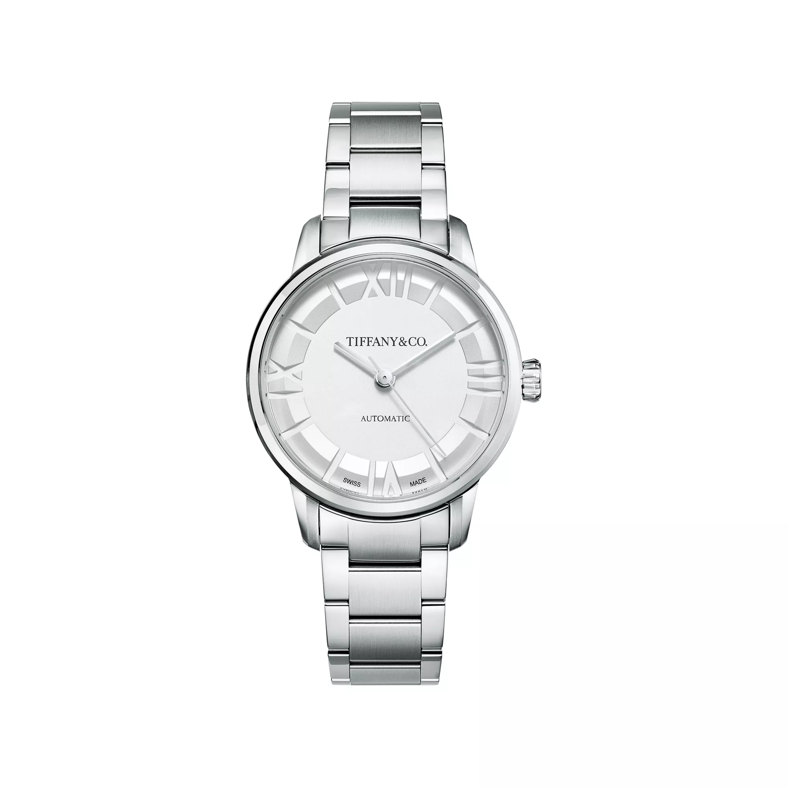 34 mm Automatic Watch in Stainless Steel