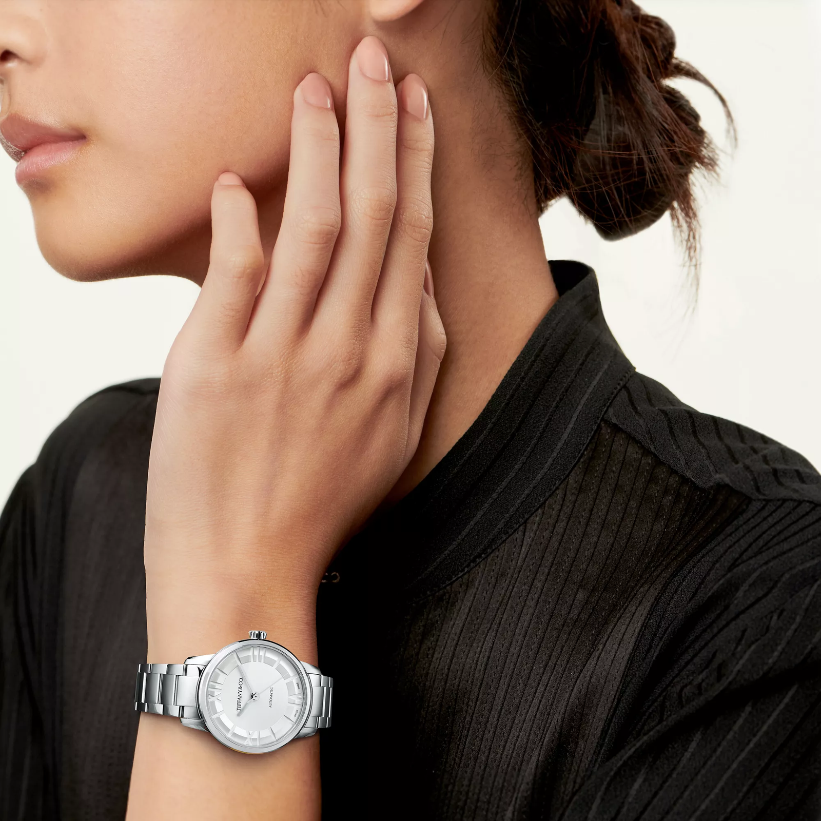 34 mm Automatic Watch in Stainless Steel