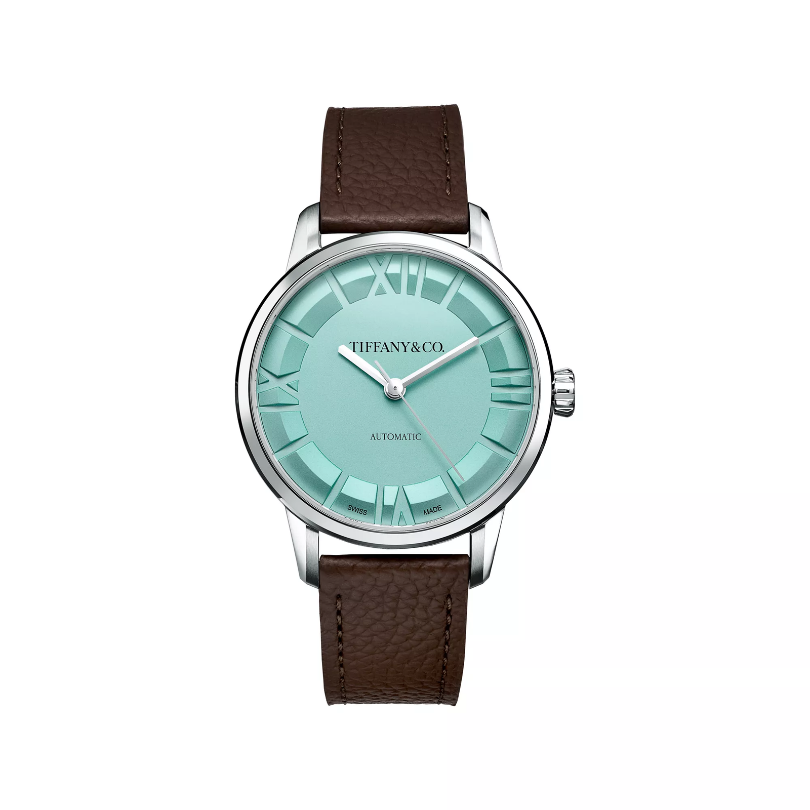 38 mm Automatic Watch in Stainless Steel