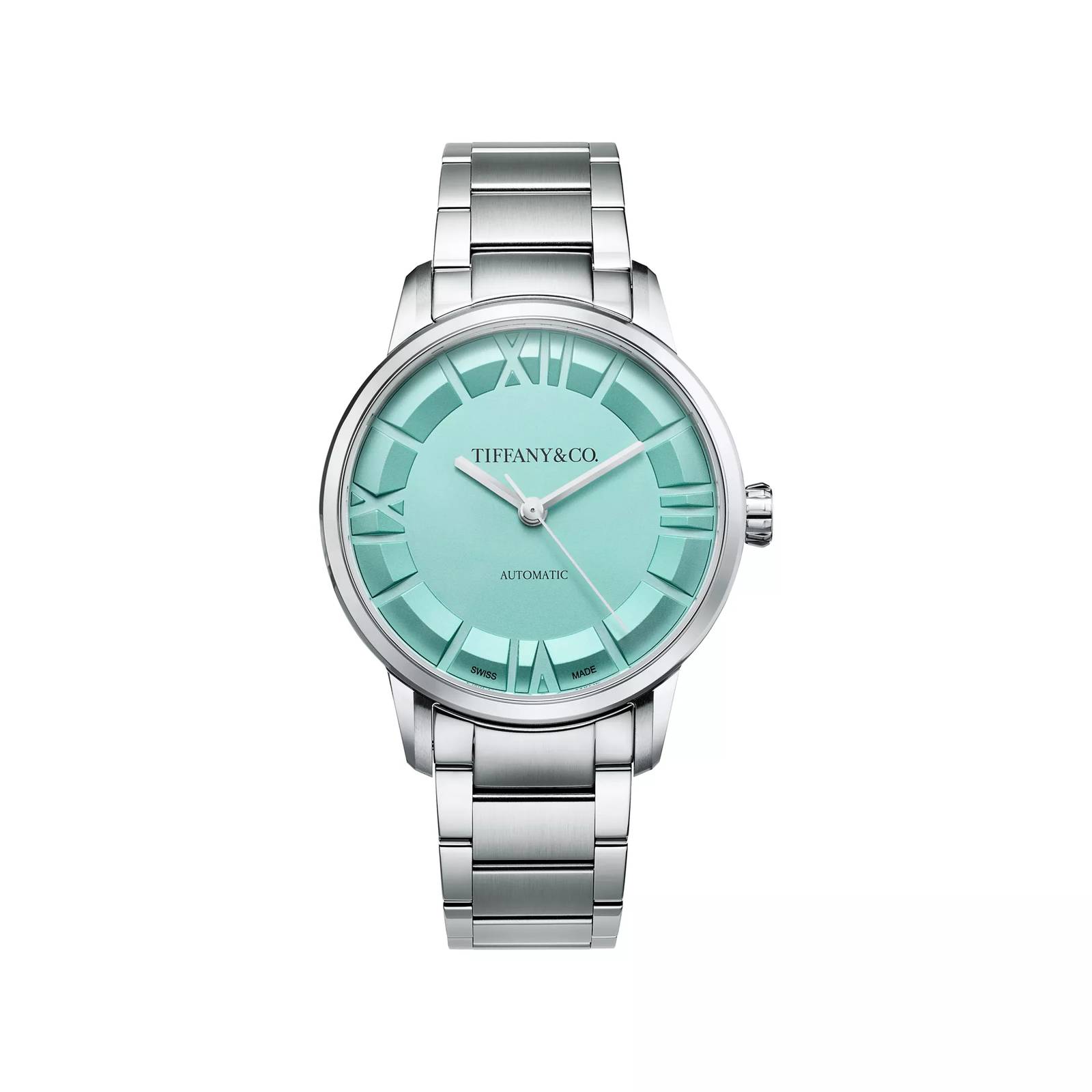 38 mm Automatic Watch in Stainless Steel