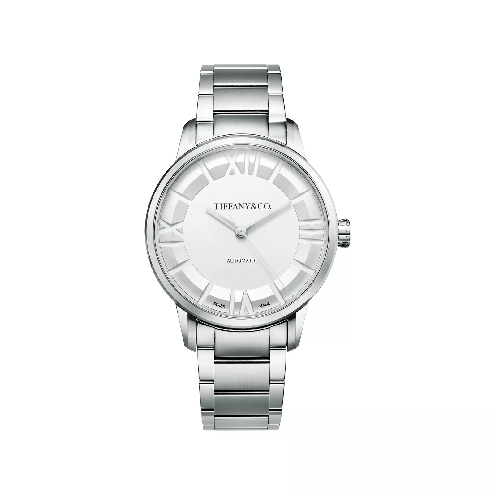 38 mm Automatic Watch in Stainless Steel
