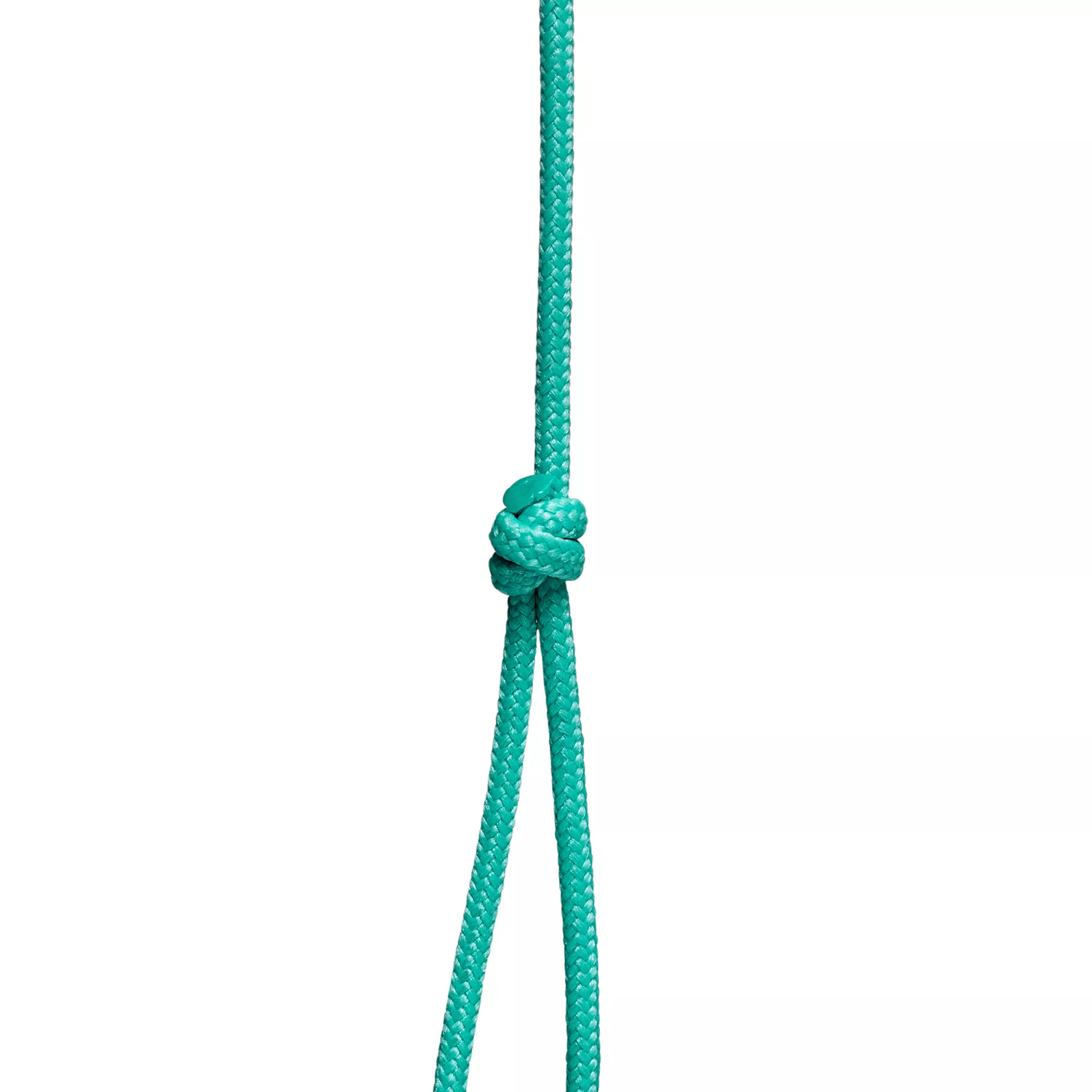 Smile Bracelet in Yellow Gold on a Blue Cord with Diamonds