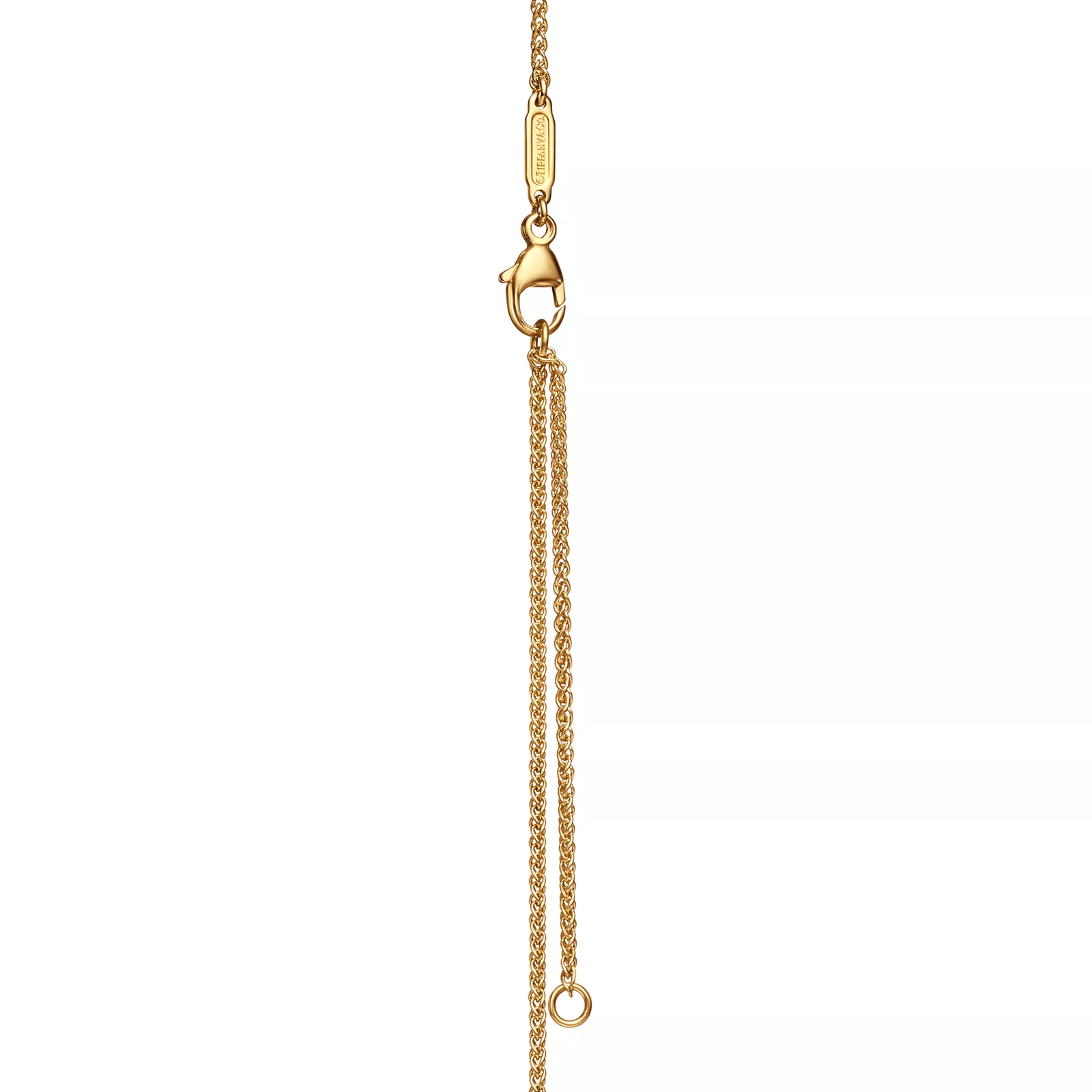Large Circle Pendant in Platinum and Gold with Diamonds