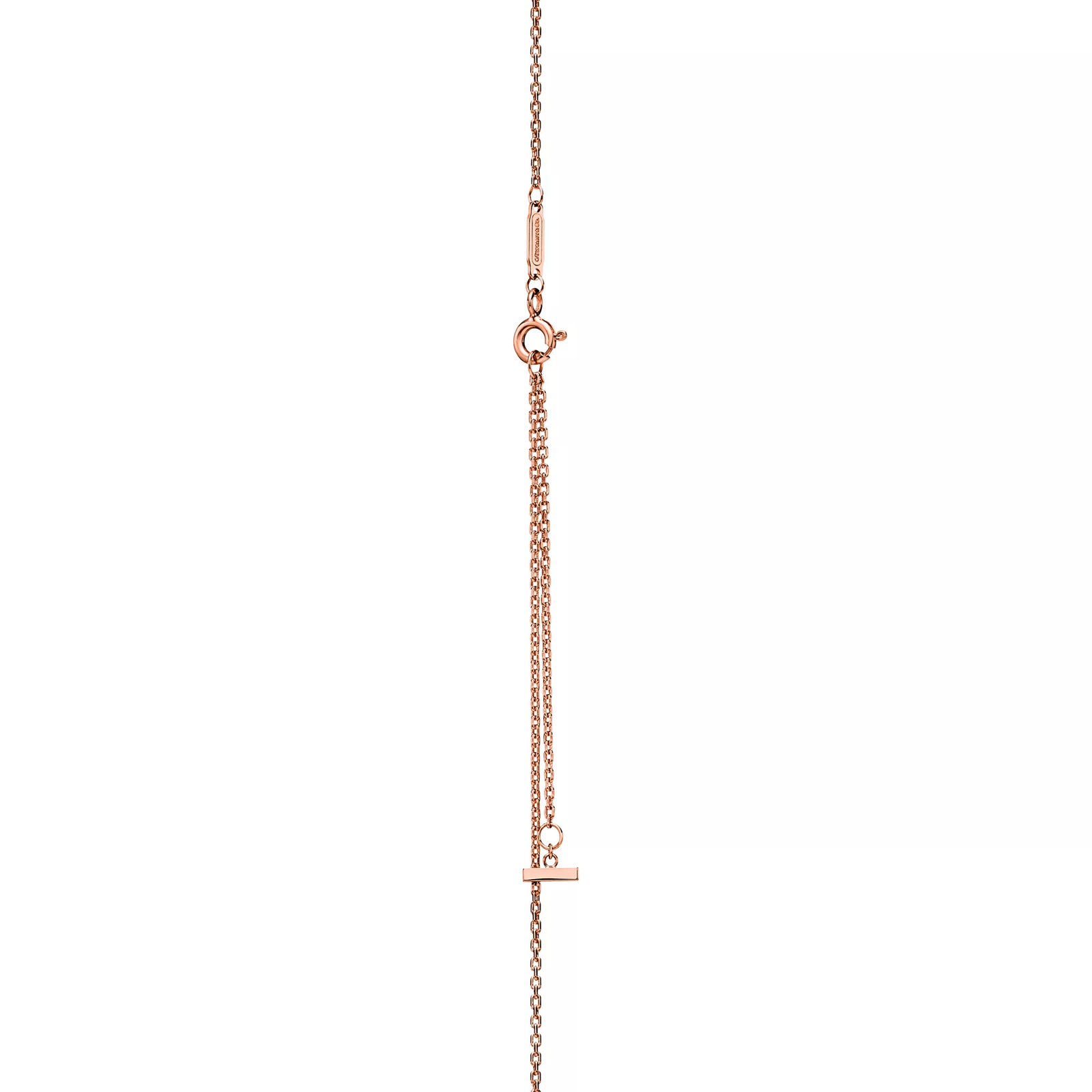 Smile Medium Pendant in Rose Gold with White Mother-of-pearl