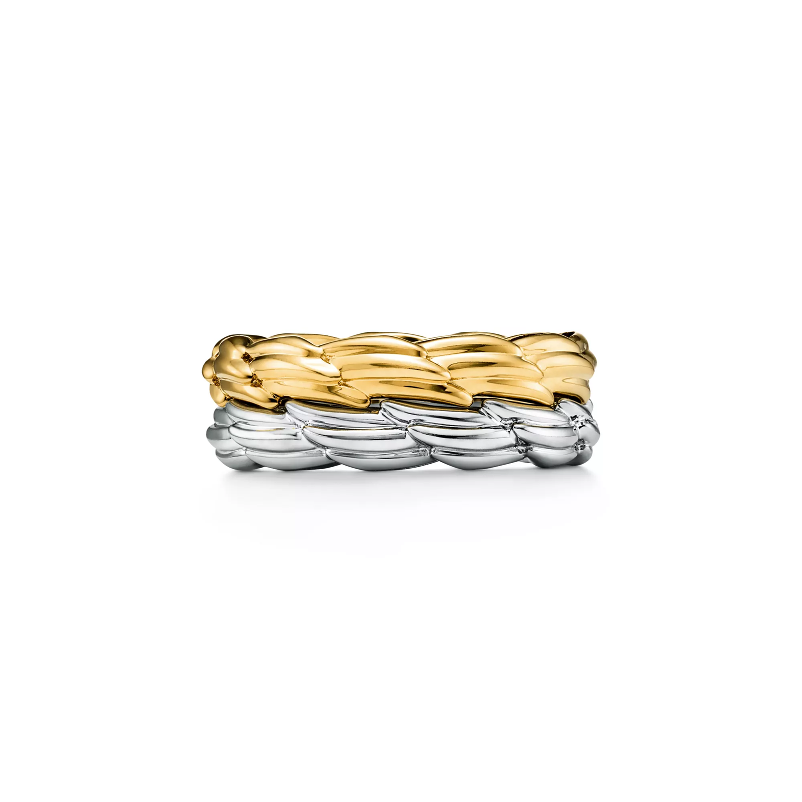 Wings Narrow Ring in Platinum